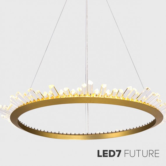 Loft Industry Modern - Crystall Sun Chandelier2